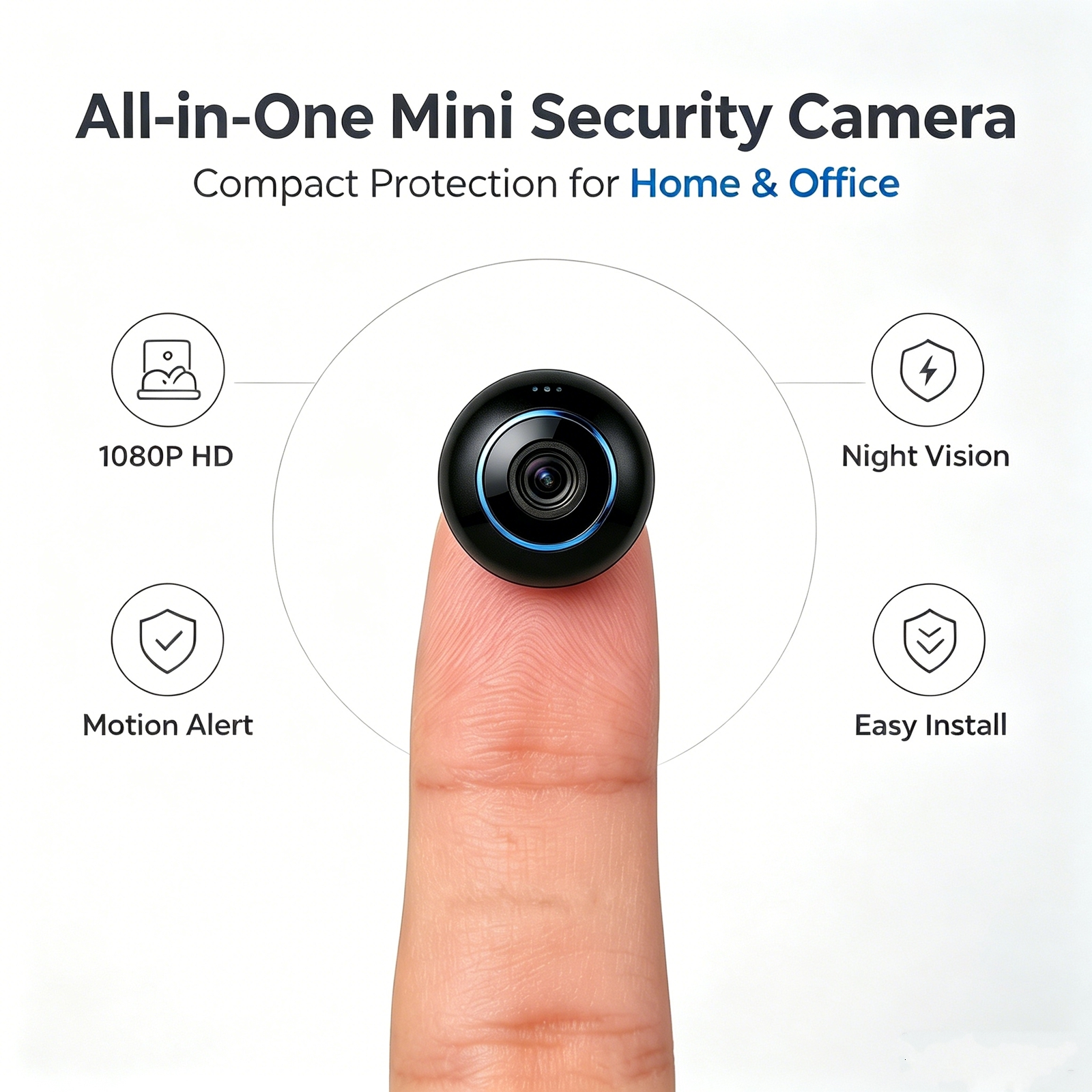 Mini Camera, 1080P HD WiFi Wir - Home Security No Wifi Needed review and price