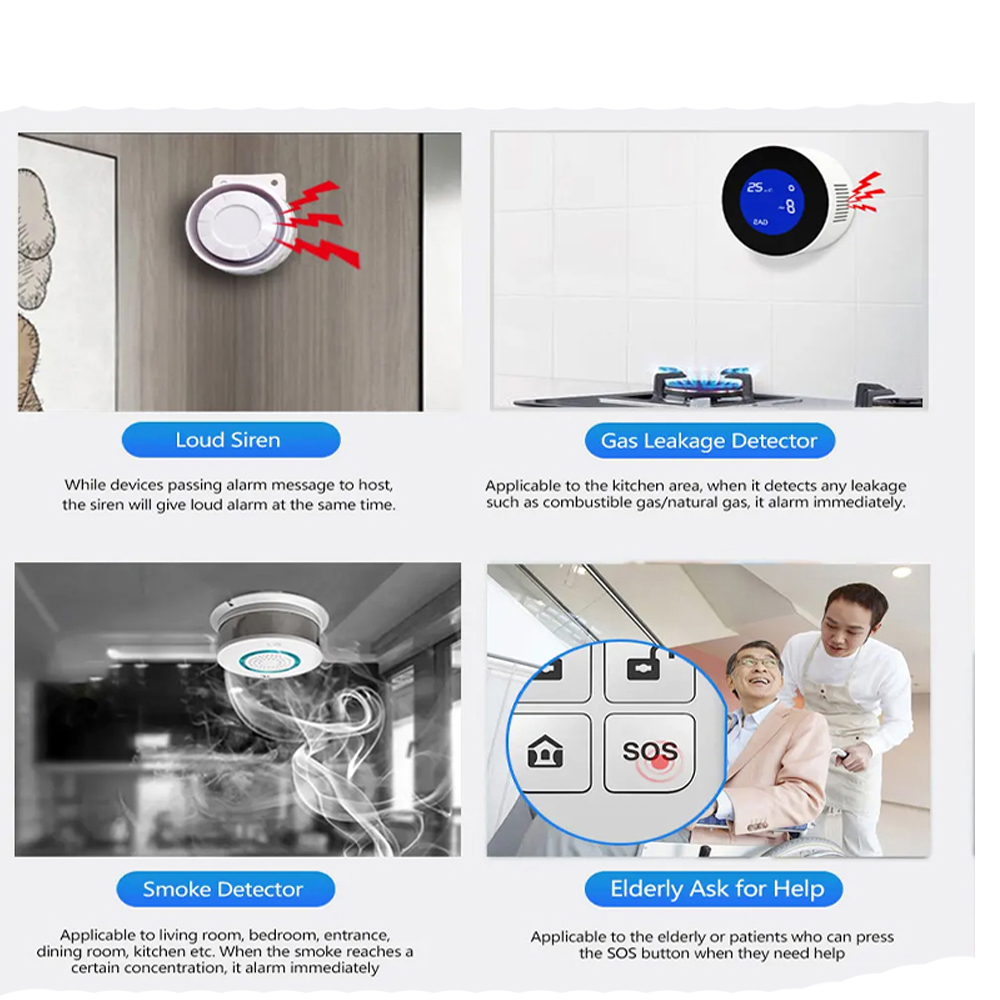 PGST 4G Tuya Smart Home Alarm  - Home Security Siren review and price