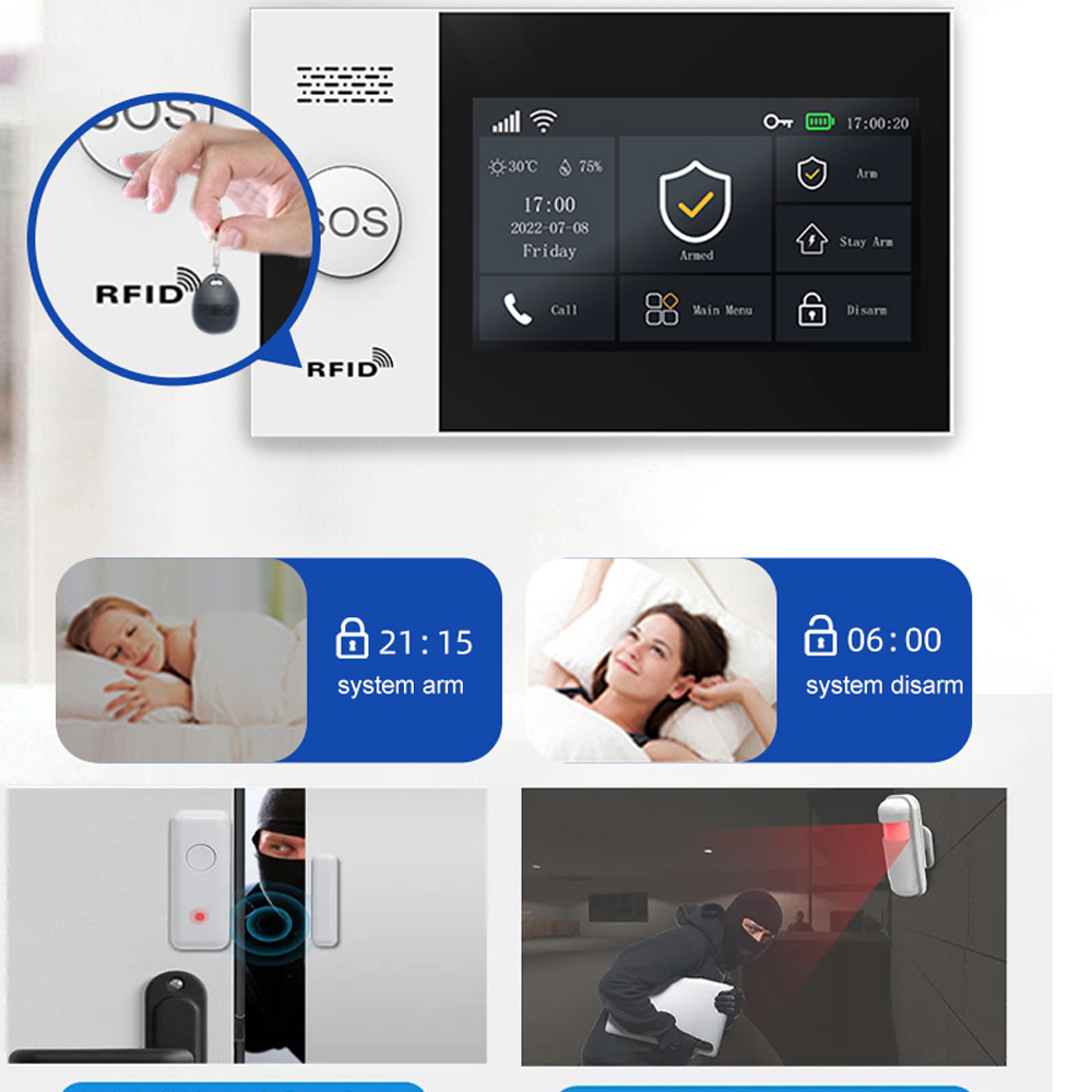 PGST 4G Tuya Smart Home Alarm  - Home Security Siren review and price