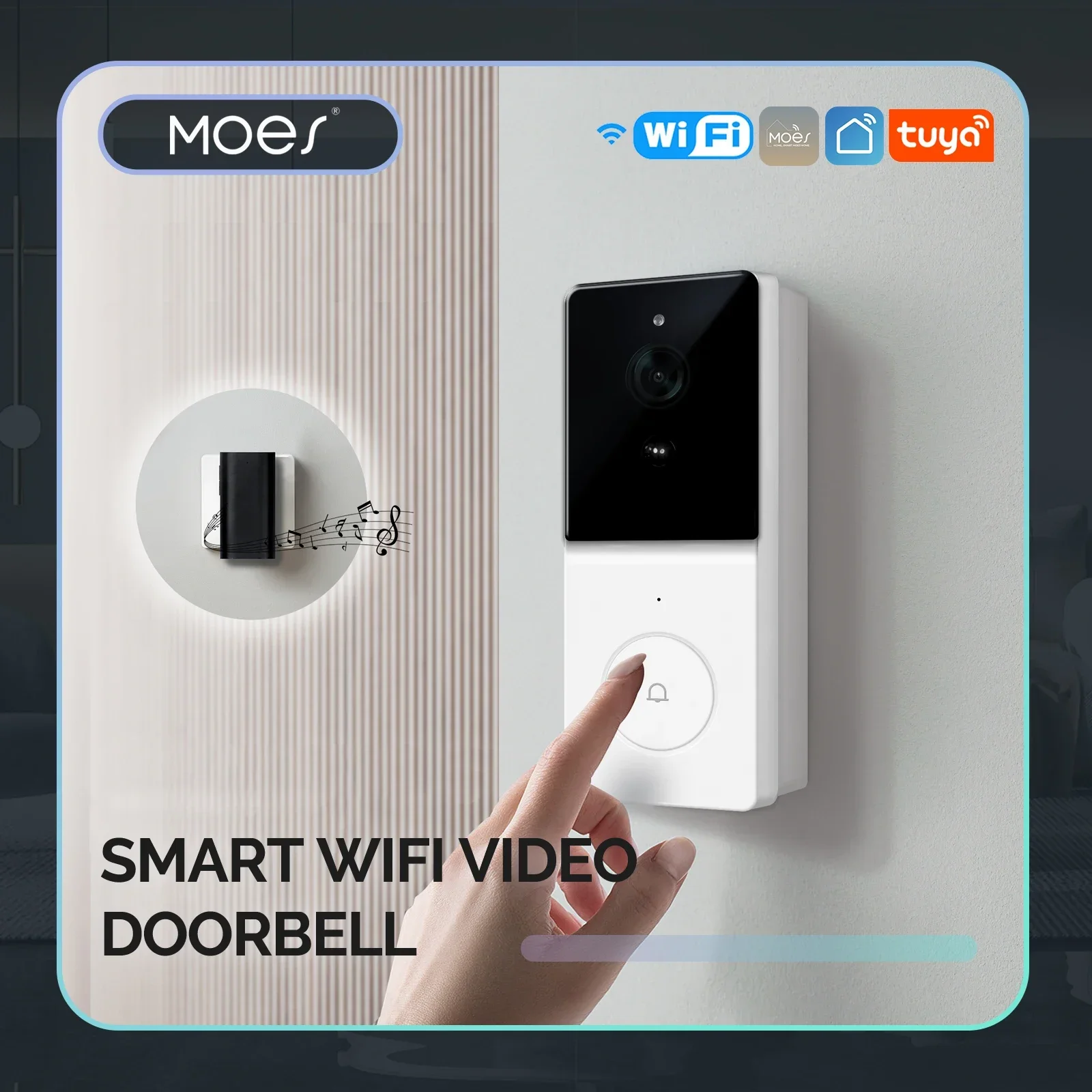 MOES Tuya Smart WiFi Video Doo - Home Security No Wifi Needed review and price